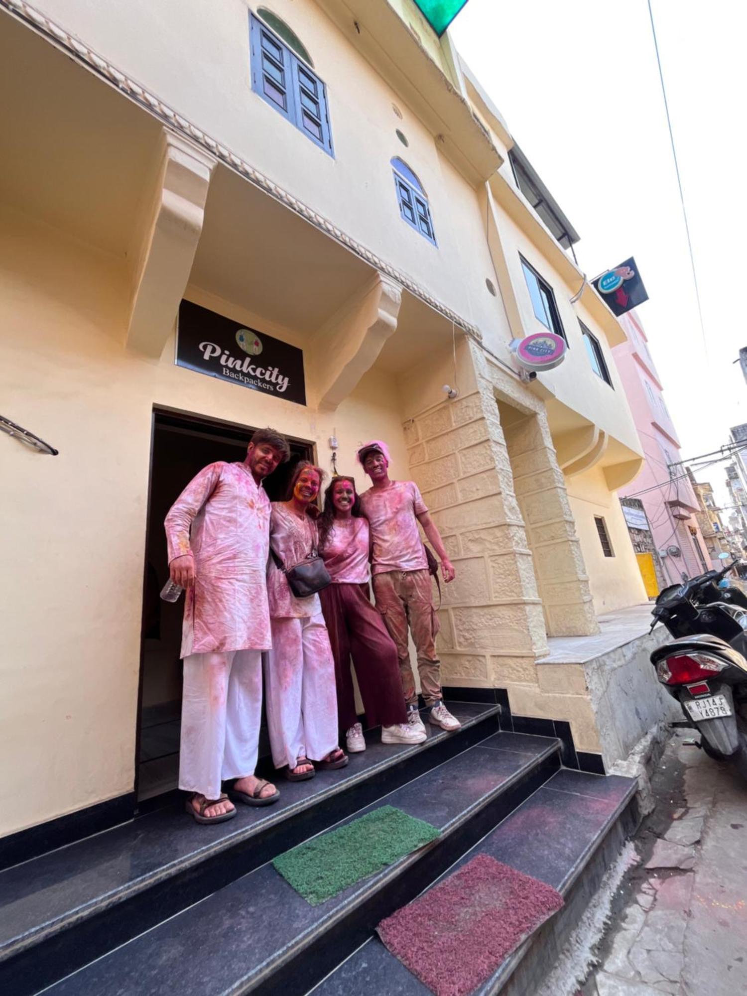 Pink City Backpackers Jaipur Exteriör bild